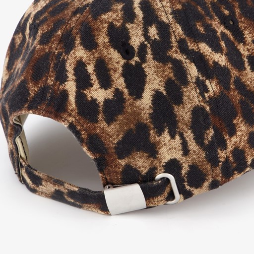 Dames pet met panterprint