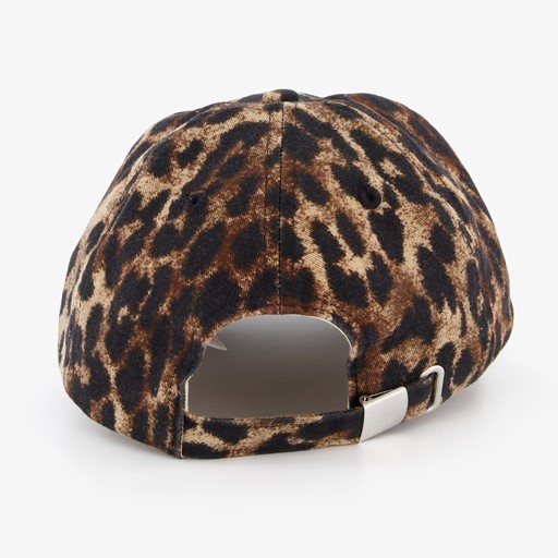 Dames pet met panterprint