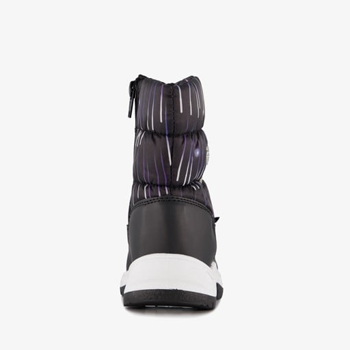 Kinder snowboots met print zwart