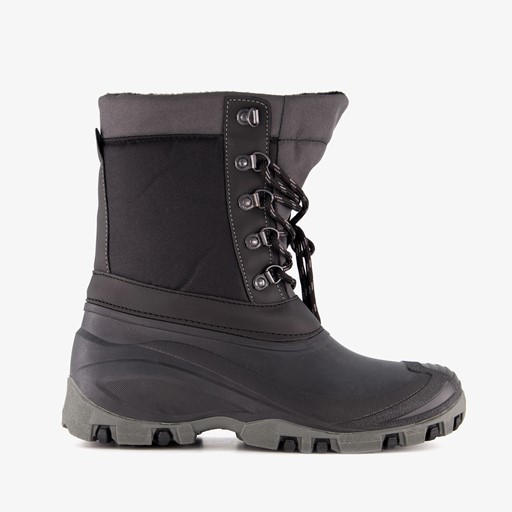 Gevoerde heren snowboots zwart