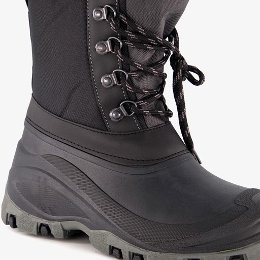 Gevoerde heren snowboots zwart