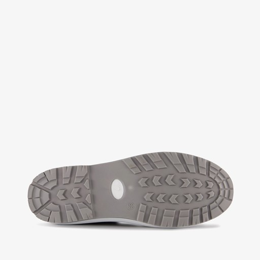 Gevoerde dames snowboots zilverkleurig