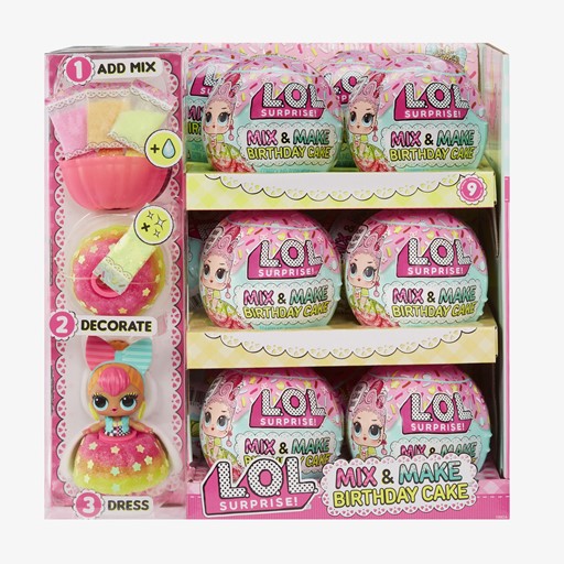 ! Mix & Make Birthday Cake poppen