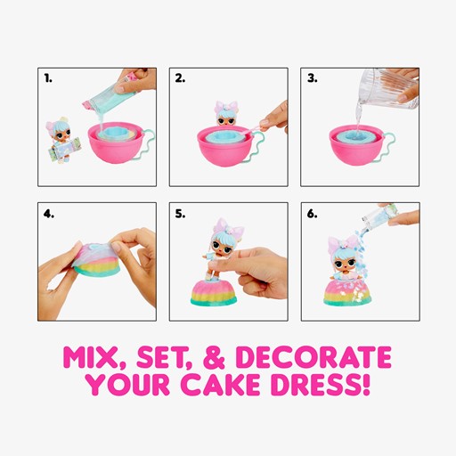 ! Mix & Make Birthday Cake poppen