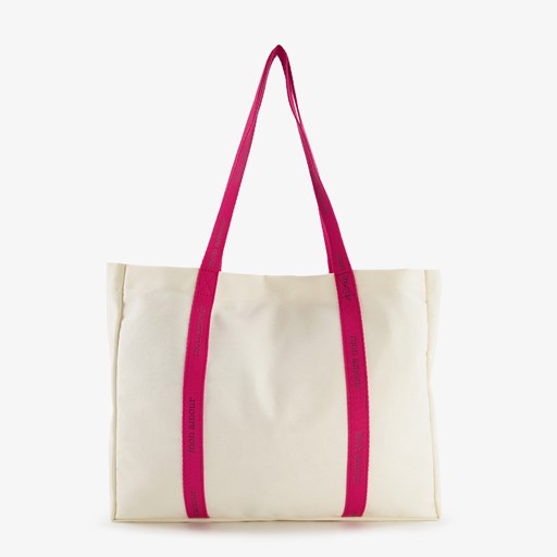 Dames shopper beige roze
