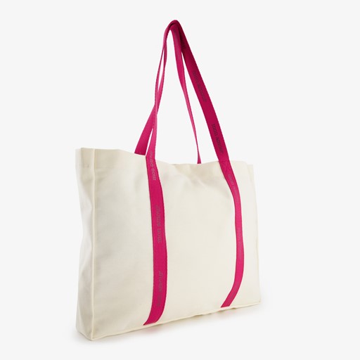 Dames shopper beige roze
