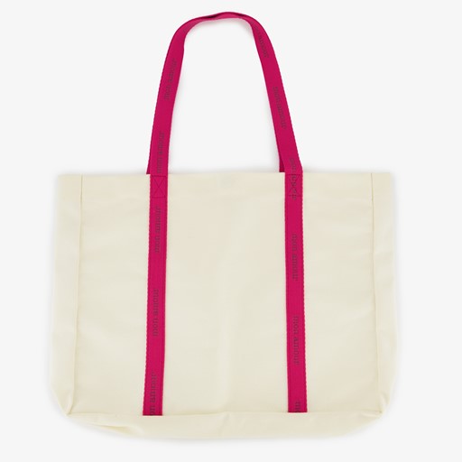 Dames shopper beige roze