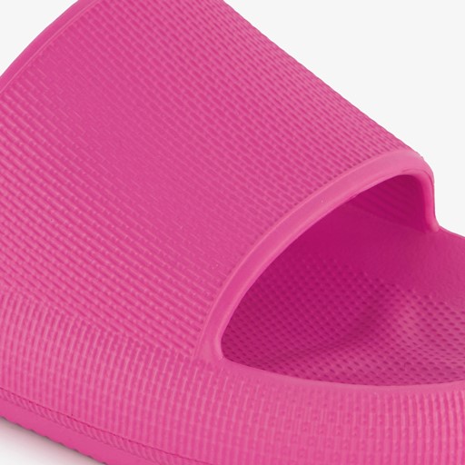Dames badslippers fuchsia roze