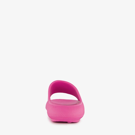 Dames badslippers fuchsia roze