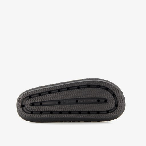 Dames badslippers met panterprint bruin