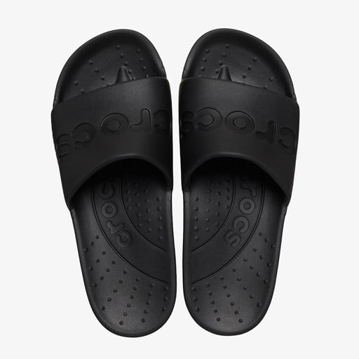 Slide heren badslippers zwart