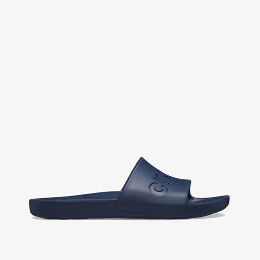 Slide heren badslippers navy