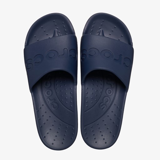 Slide heren badslippers navy