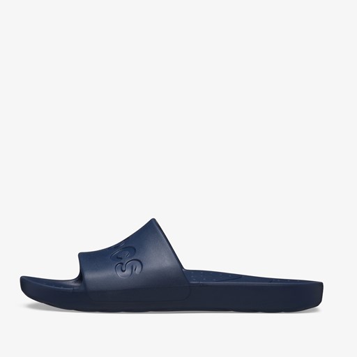 Slide heren badslippers navy