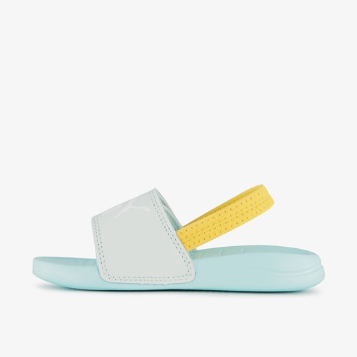 Popcat 20 Backstrap kinder badslippers blauw