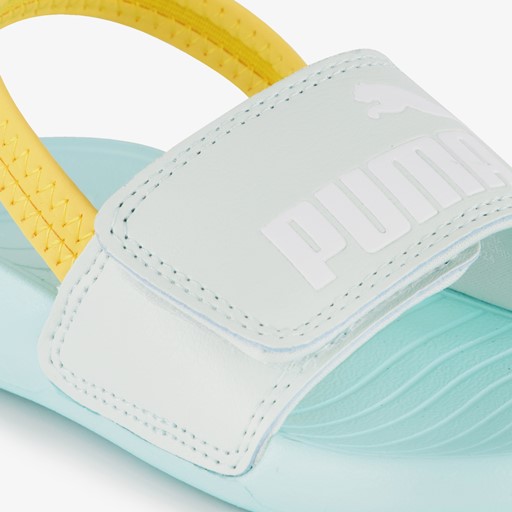 Popcat 20 Backstrap kinder badslippers blauw