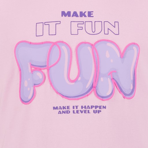 Meisjes sport set roze paars