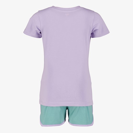 Meisjes sport set paars groen