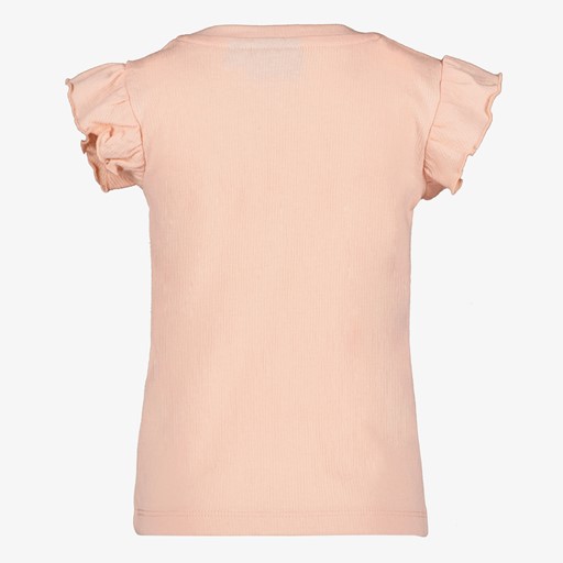 Meisjes T-shirt met bloem roze