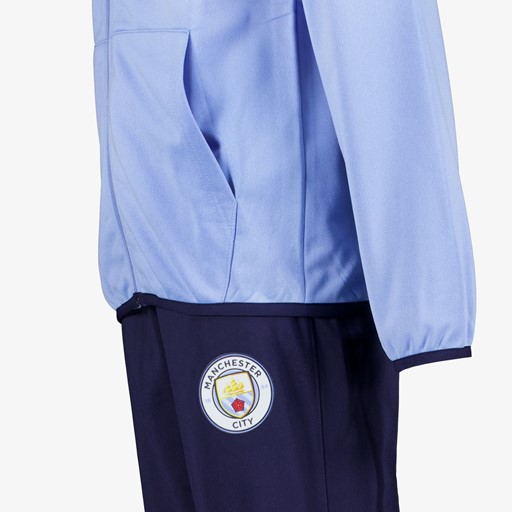Manchester City kinder trainingspak blauw