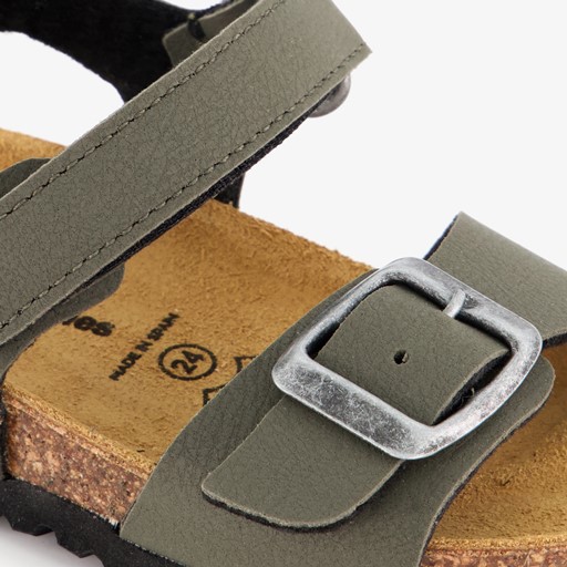 Kinder bio sandalen donkergroen