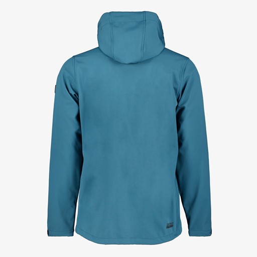 Heren outdoor softshell jas blauw