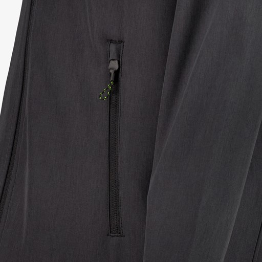 Heren outdoor softshell jas zwart