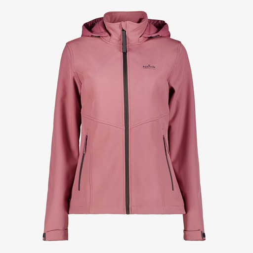 Dames outdoor softshell jas roze
