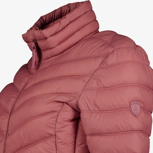 Gewatteerde dames outdoor jas roze