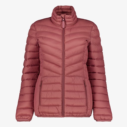 Gewatteerde dames outdoor jas roze