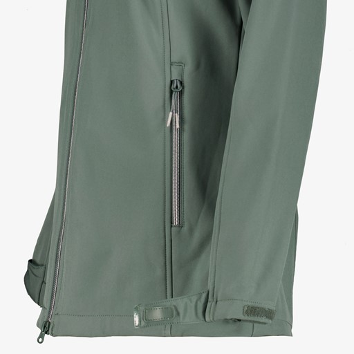 Dames softshell jas groen