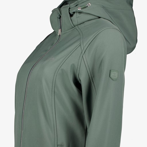 Dames softshell jas groen
