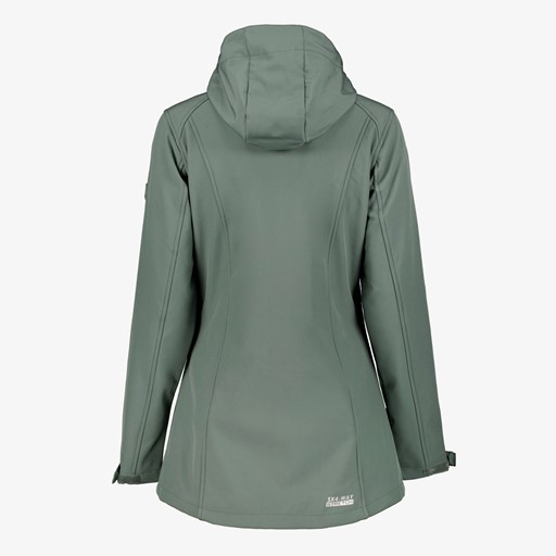 Dames softshell jas groen