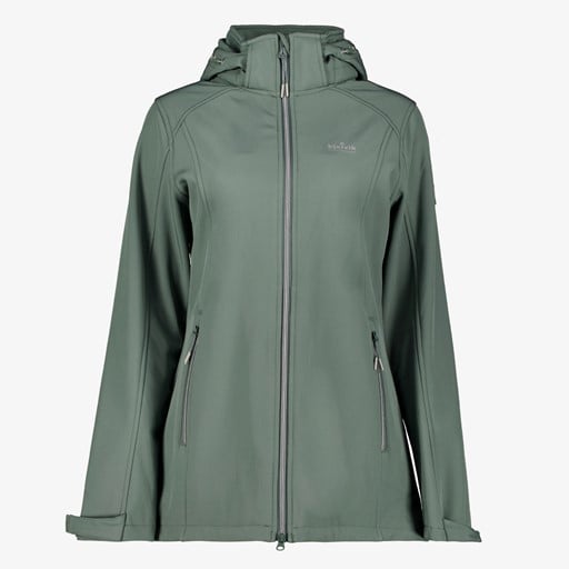 Dames softshell jas groen