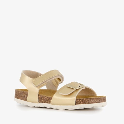 Kinder bio sandalen goud