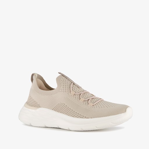 Dames sneakers beige wit