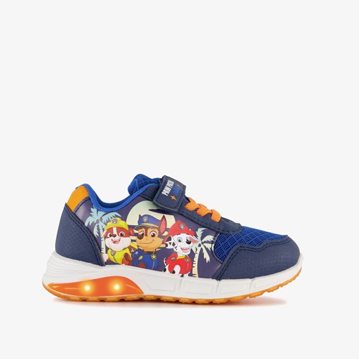 Jongens sneakers met lichtjes blauw