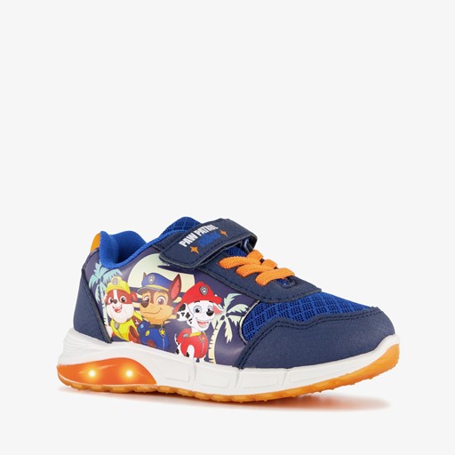 Jongens sneakers met lichtjes blauw