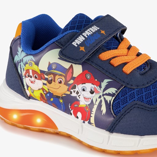 Jongens sneakers met lichtjes blauw