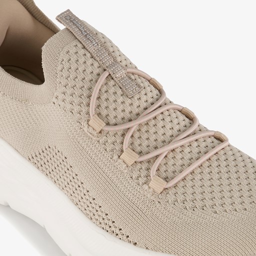 Dames sneakers beige wit