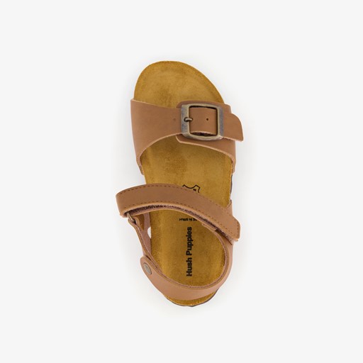 Kinder bio sandalen cognac