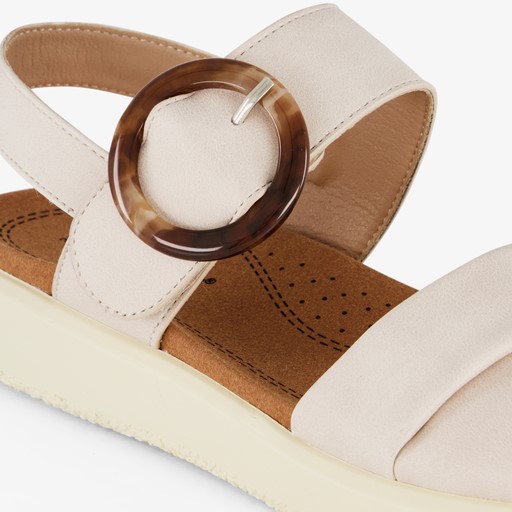 Dames sandalen beige