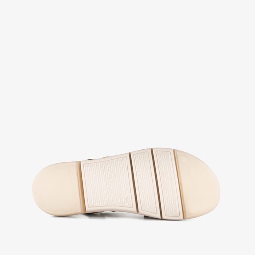 Leren dames sandalen goud