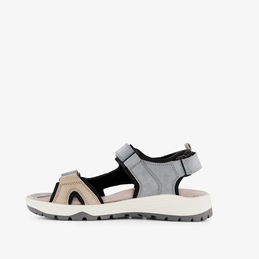 Leren dames sandalen blauw