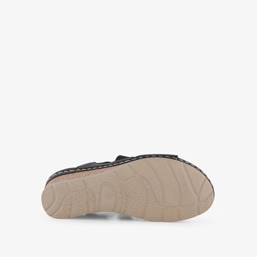 Dames sandalen met sleehak