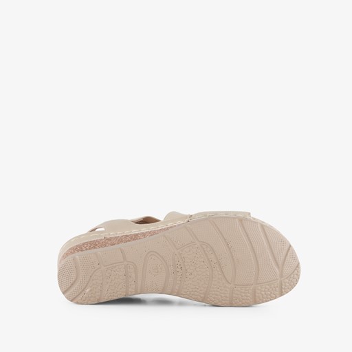 Dames sandalen beige