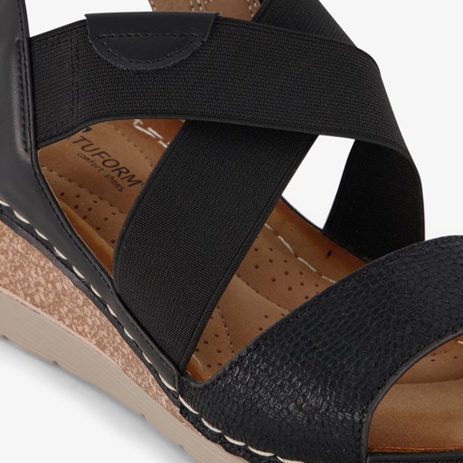 Dames sandalen met sleehak