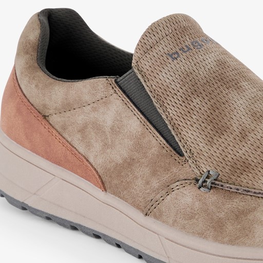 Heren instappers taupe