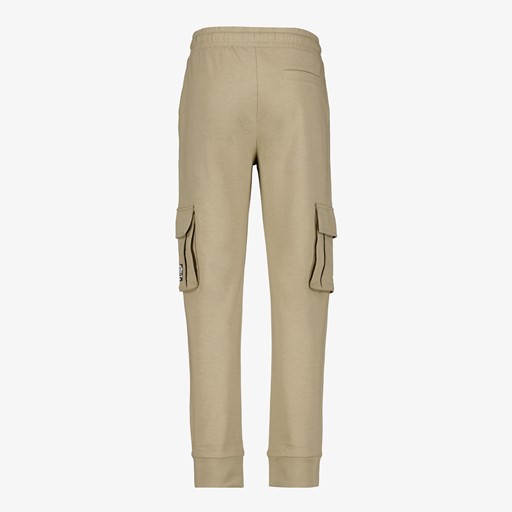 Jongens cargo joggingbroek beige
