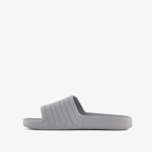 Adilette Aqua dames badslippers grijs